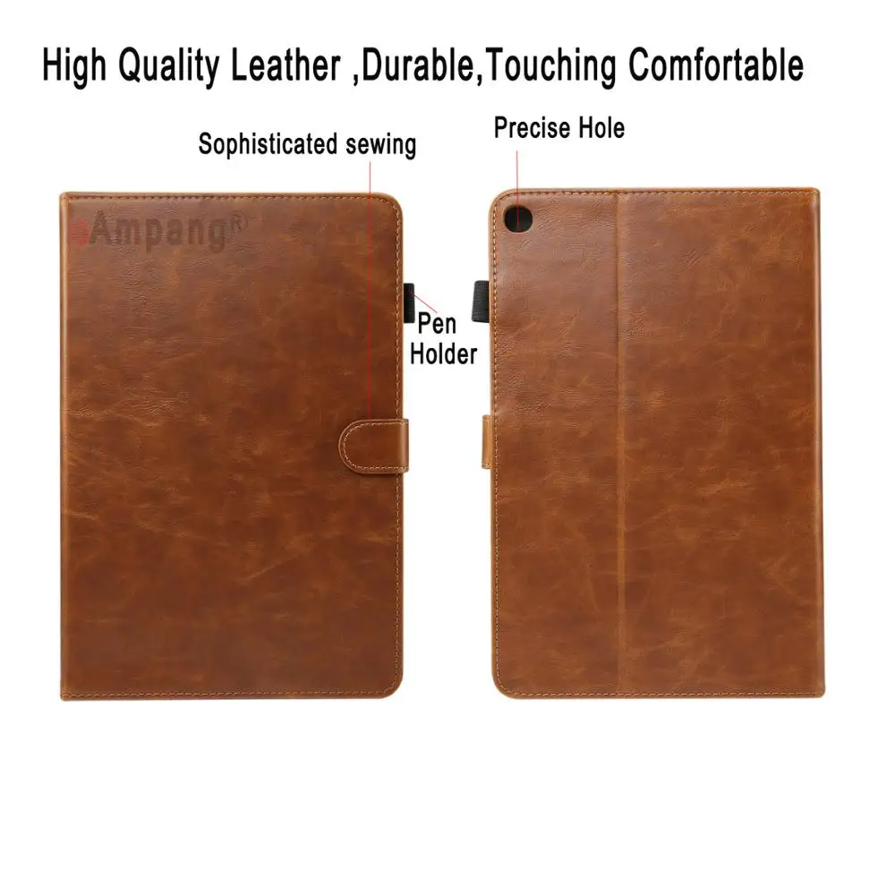 Премиум кожаный чехол для Samsung Galaxy Tab A 10 1 2019 A7 2020 4 A6 2016 в 5 SM T510 T515 T505 T585 Smart Cover|Чехлы