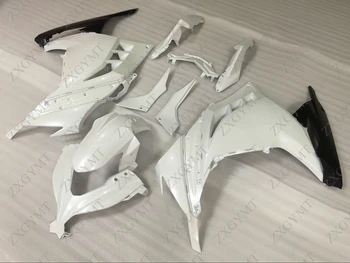 

Motorcycle Fairing EX300 2013 - 2015 Pearl White Black Plastic Fairings EX 300 Ninja 2013 Abs Fairing Zx300r 2014