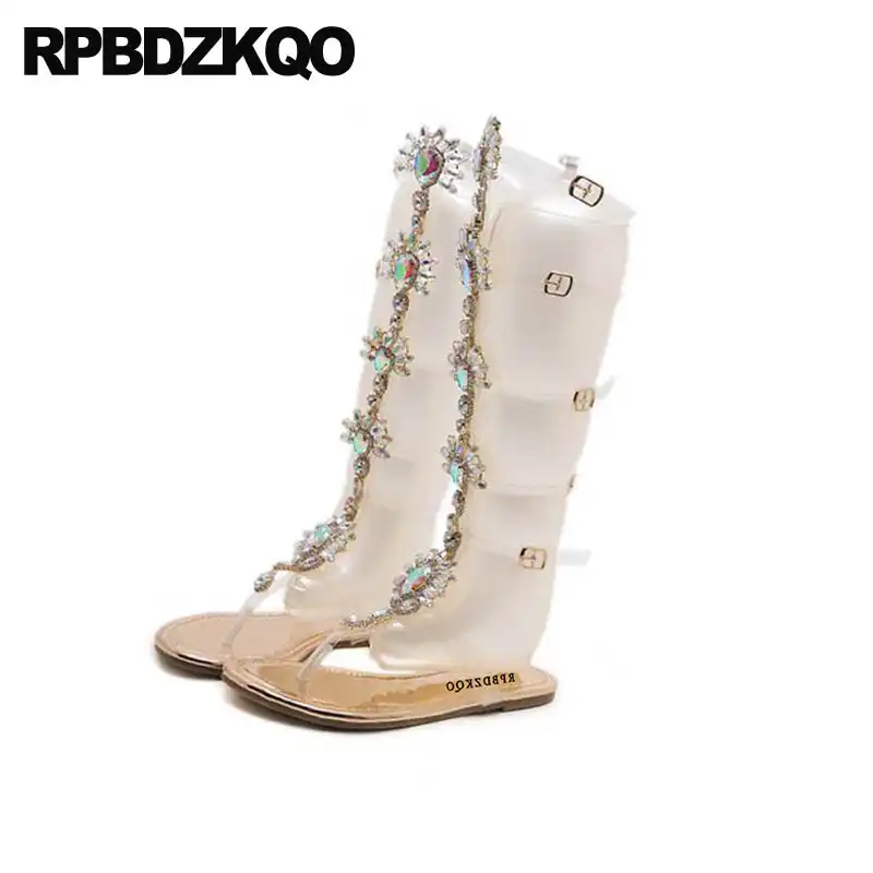 rhinestone gladiator sandals size 11