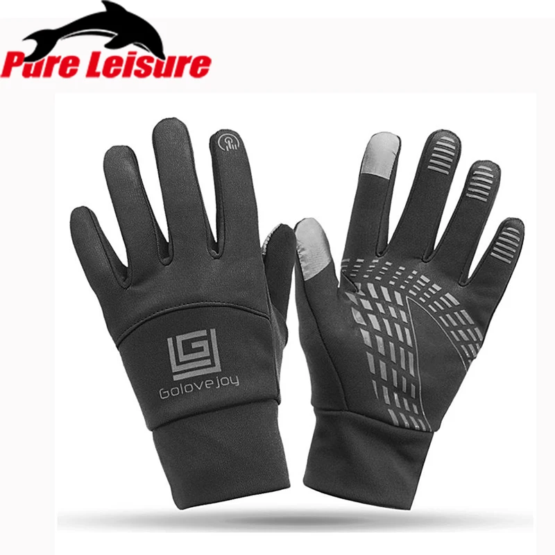 

2018 Waterproof Luva Para Neve Fishing Gloves Outdoor Fishing Finger Protector Gloves for Fishing Men