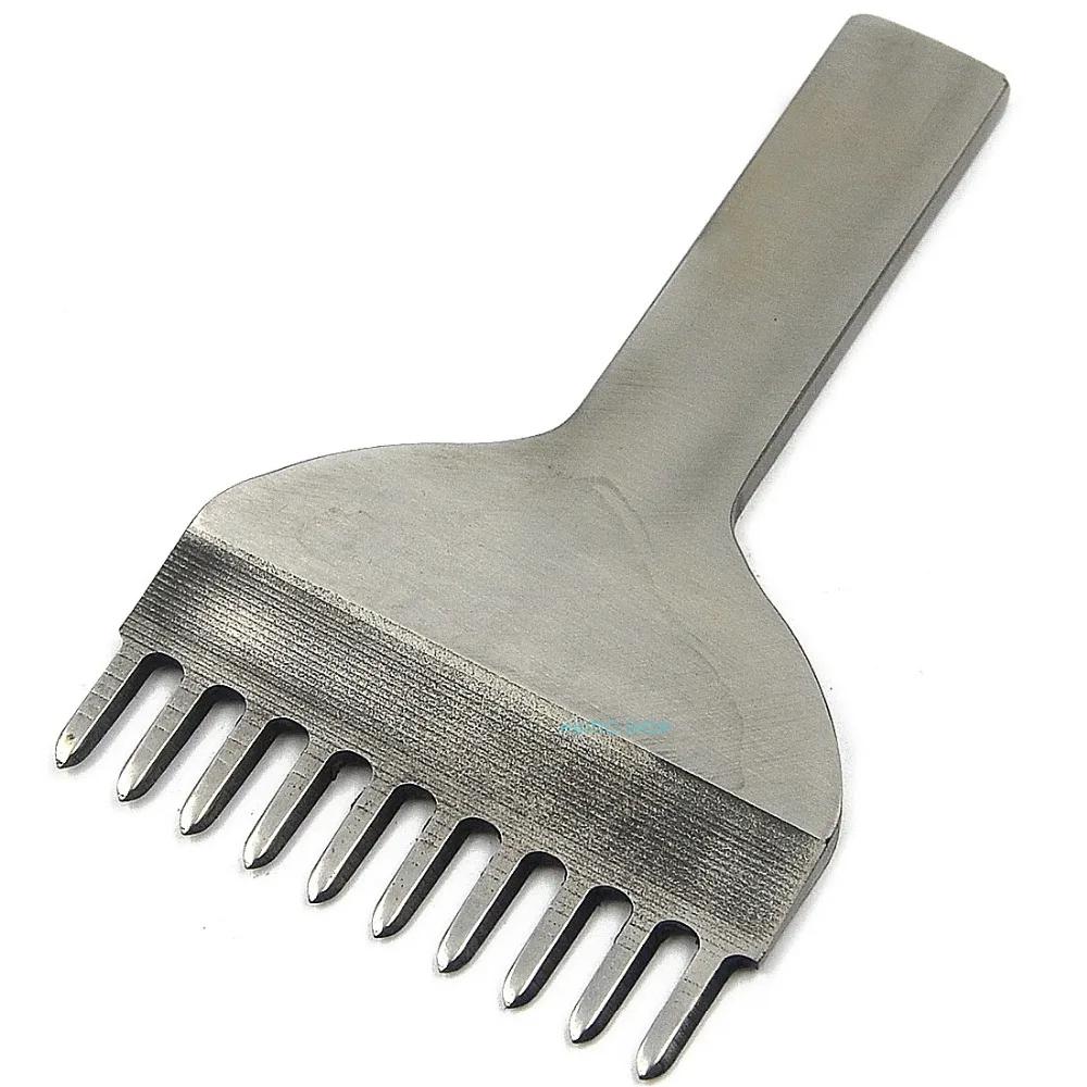 1pcs 10prong 6mm Leather Craft Lacing Stitching Punch Tools Hole