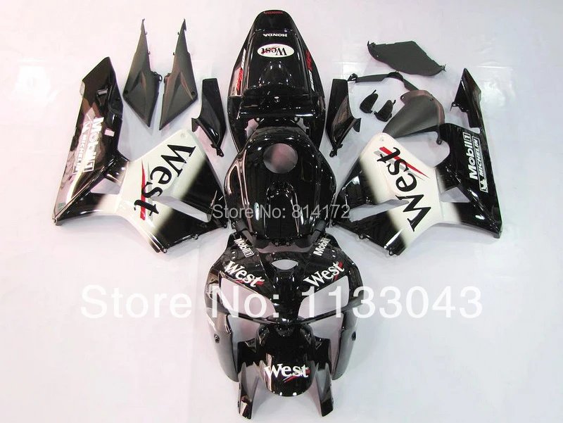 TopOEM-quality pre_drilled WEST fairings for CBR600 F5 HONDA CBR600RR 05 06 CBR 600 RR 2005 2006 injection fairing kit #7V7X2 | Автомобили