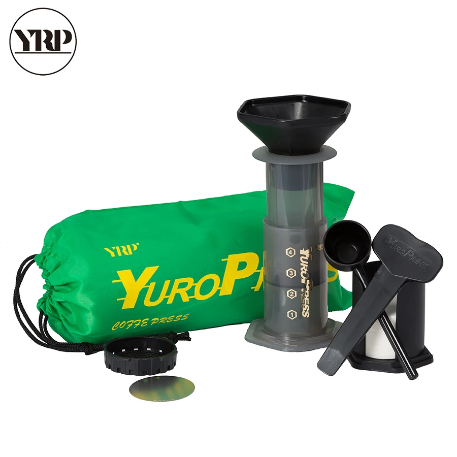Beste Yrp Yuropress Draagbare Koffiezetapparaat Espresso Franse Pers Barista Gereedschappen Koffie Pot Air Druk Drip Koffie Machine Filters Papier