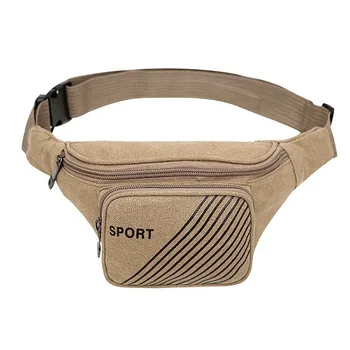 

Yesetn Bag 062019 men's canvas purse phones pockets outdoor waist bag