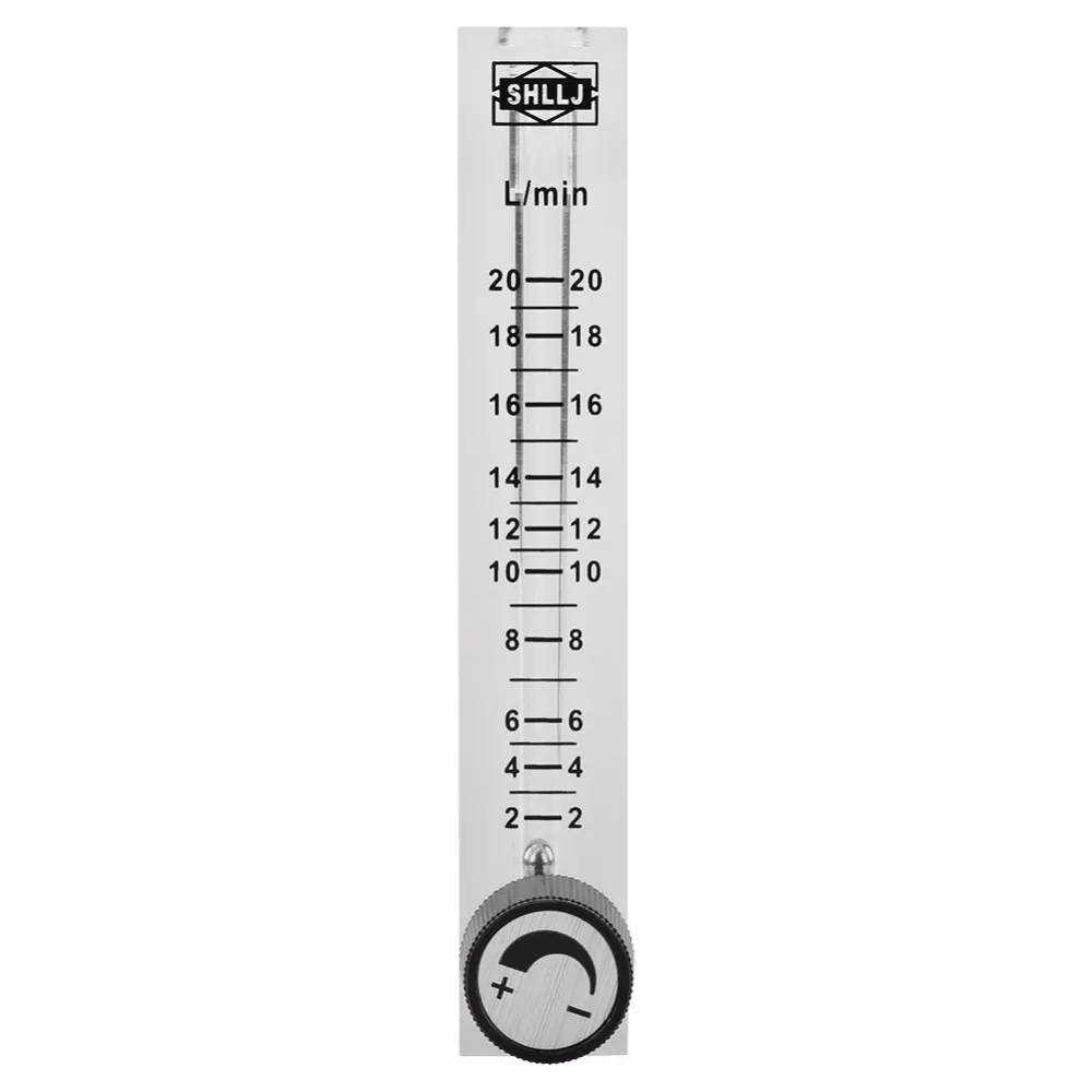 

LZQ-7 Flowmeter 2-20LPM Flow Meter with Control Valve for Oxygen/Air/Gas