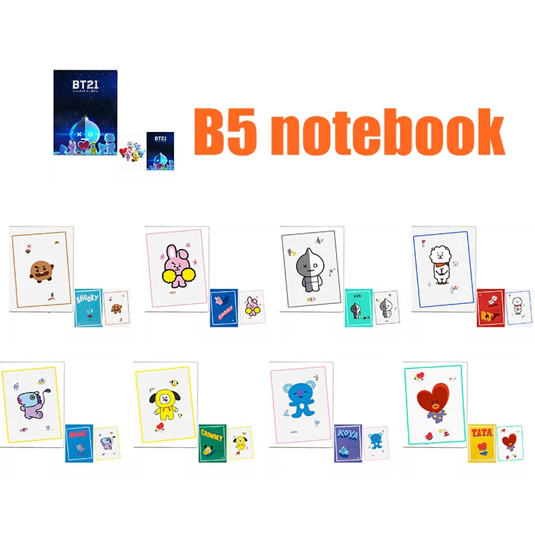 Новый Kpop BTS Bangtan Boys фанаты клуб же водонепроницаемый B5 ноутбук удобно jotter pocketbook 64