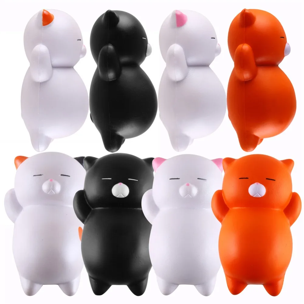 5 &quotбольшой мягкие игрушки милый кот антистрессовый мяч Squeeze Моти рост