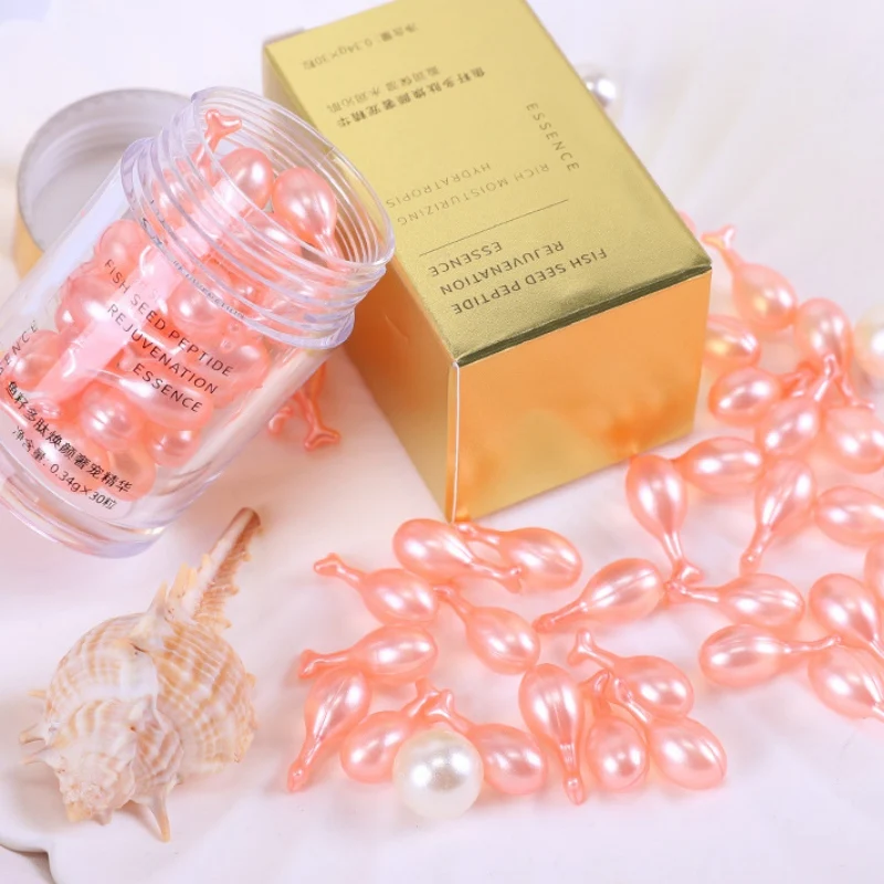 

Golden Hyaluronic Acid Capsule Collagen Essence Cream Anti-Wrinkle Essence Anti-Aging Facial Whitening Cream High Quality