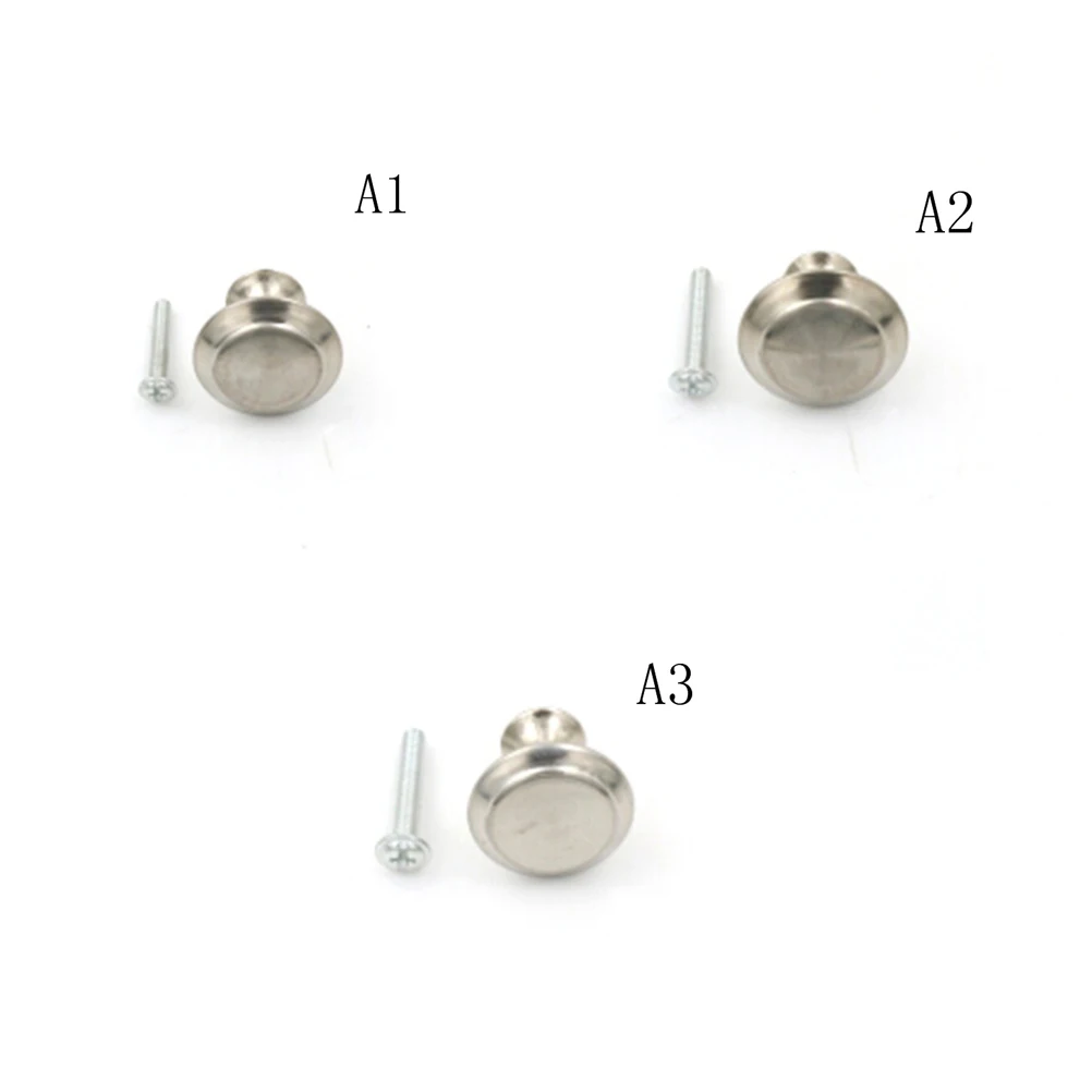 

Zinc Alloy Cabinet Pull Cupboard Drawer Handle Knobs Wardrobe Handle With Screw Furniture Hardware Diameter 23mm/27mm/30mm