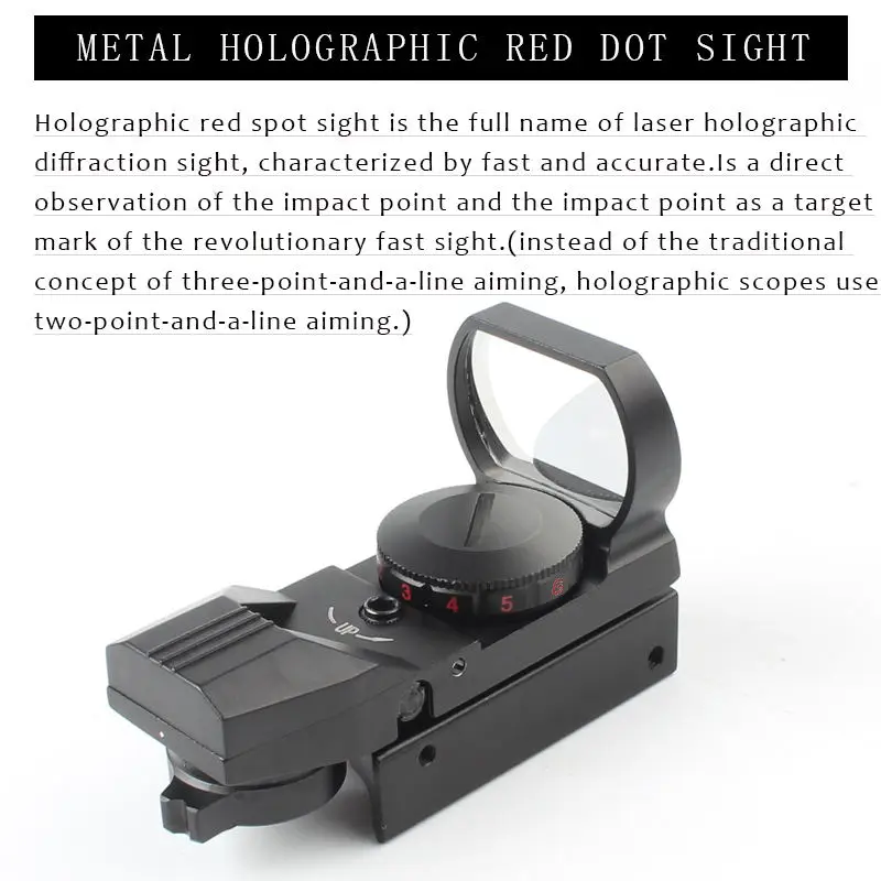 Горячее предложение новое качество 20 мм рельсовый прицел охотничья оптика голографический красный точка зрения рефлекс 4 сетка тактический прицел Коллиматорный прицел - Цвет: Reflex 4
