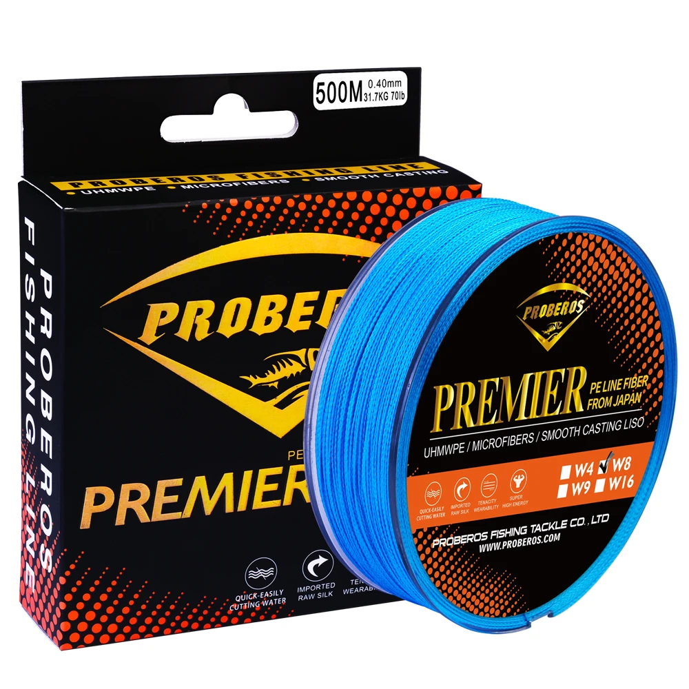 Buy 137M&210M&300M&500M 8 Stands Fishing Line PRO
