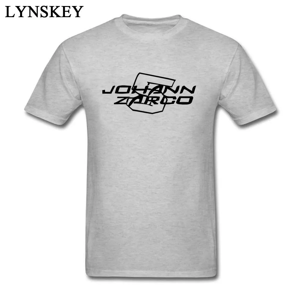 Men's Tops Shirts Funny Unique T Shirts 100% Cotton Crewneck Short Sleeve Cool Johann Zarco Sweatshirts Top Quality Johann Zarco grey