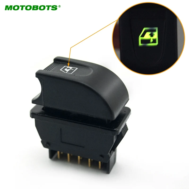 

MOTOBOTS 30pcs Auto Universal 5pins Car Power Window Switch 12V/24V 20A with Illumination #CA1439