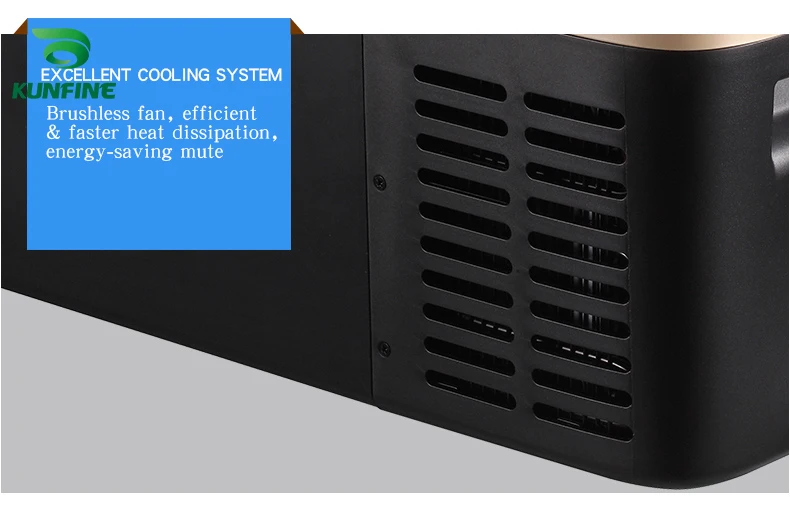 KUNFINE DC 12V24V 110-240V AC Car Refrigerator Multi-Function Fridge Compressor Vehicel Protable Refrigerator Freezer Cooler PDC-16-1 (11)
