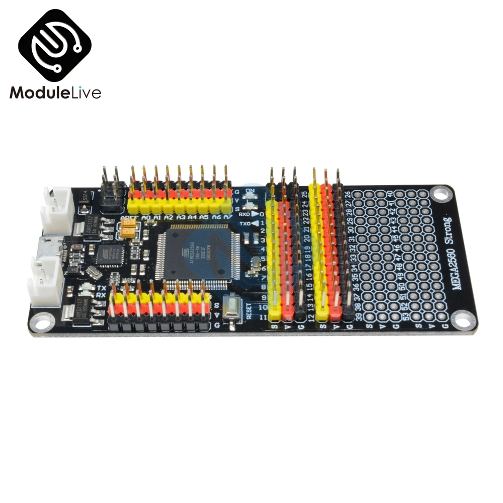 Плата микроконтроллера MEGA 2560 MEGA2560 R3 ATmega2560 ATmega16U2 модуль для Arduino Micro USB 16 МГц замена