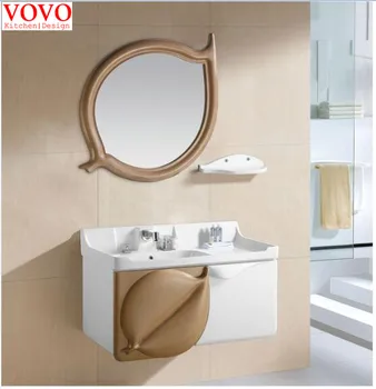 

Modern leaf-shaped bathroom vanities