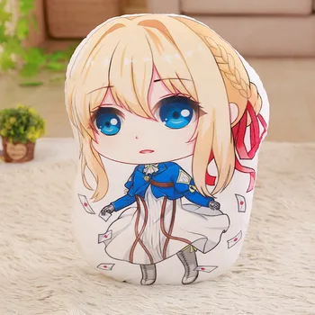 

New Japan Anime Cartoon Cosplay Plush Violet Evergarden Decorative Pillow Plush Toys Kids Gift Dakimakura Almohada Poduszka