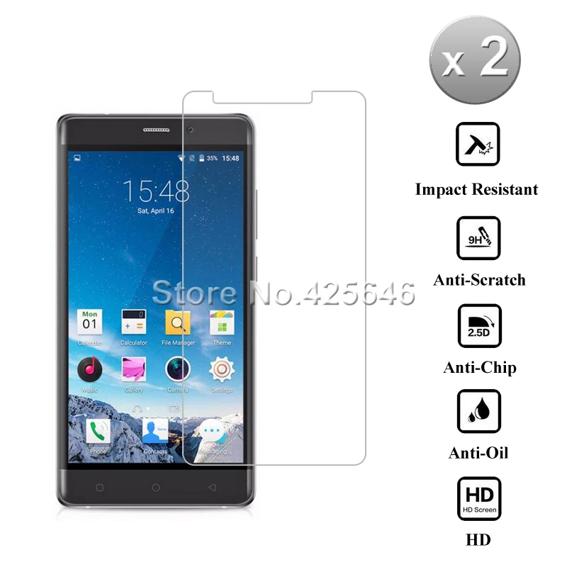 

2pcs For BlackView A8 Glass 2.5D 0.26mm Premium Protective Tempered Glass For Blackview A8 Screen Protector Guard Film