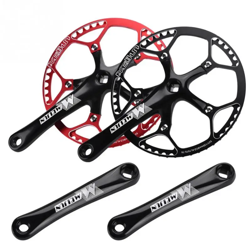 Aluminum Alloy Hollow Single Speed Crank Set with Crank Arm for