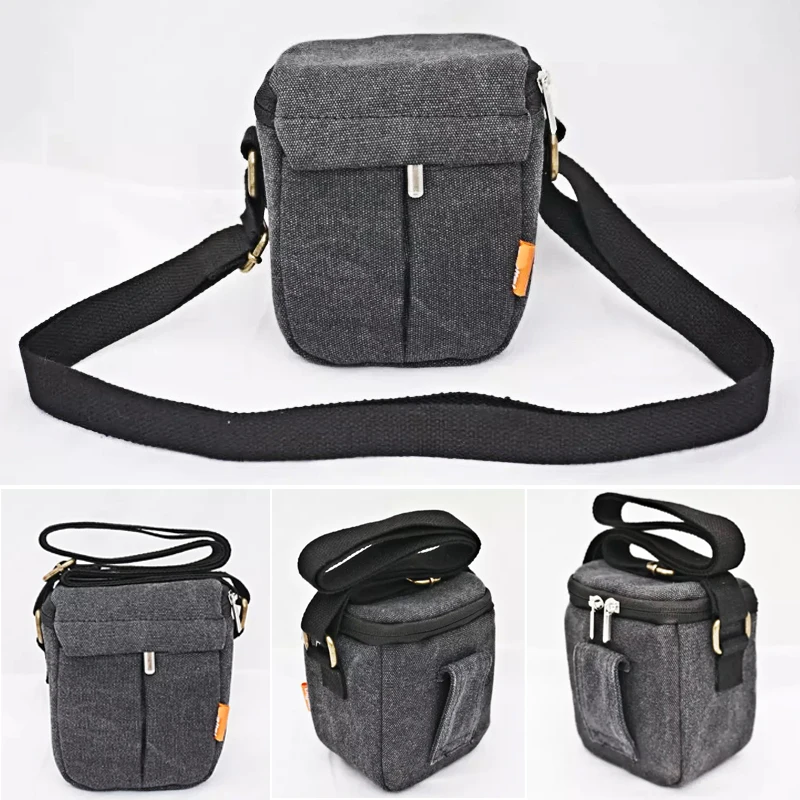 

BON CREATION Shockproof Camera Shoulder Strap Canvas Bag Case Cover for Canon EOS M10 M2 M3 for Nikon Sony RX100 RX100 M3