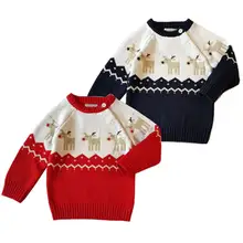 Arloneet/детская одежда для малышей унисекс, кнопка для детской одежды, хлопковый Рождественский кардиган с оленем, теплый свитер, l0726