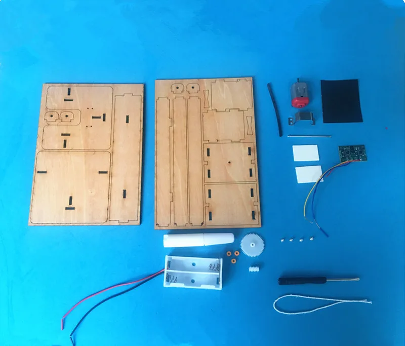 Happyxuan DIY электрическая подъемная лебедка детский набор юного ученого наборы для