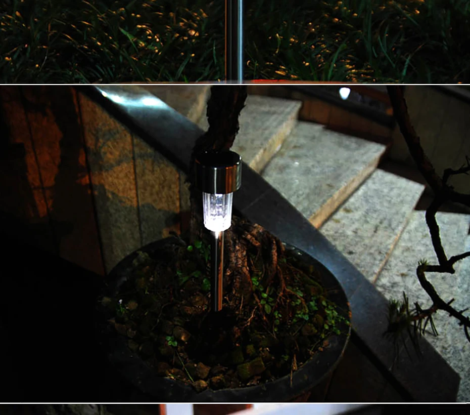 Movido a Energia Solar ao ar Paisagem para a Decoração do Jardim Led de Bateria Luz de Rua Caminho Livre Luzes Solar Lâmpada Gramado Pátio Quintal 20 Pcs 17 Ao Ar Livre Luzes Led de Bateria
