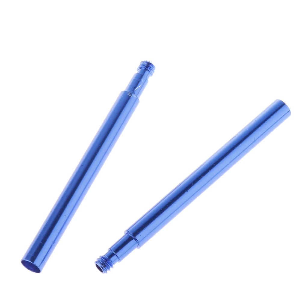 2pcs Bike Bicycle 70mm 2.76'' Alloy Presta Valve Extender French-Valve Adapter Extension Tube Accessories