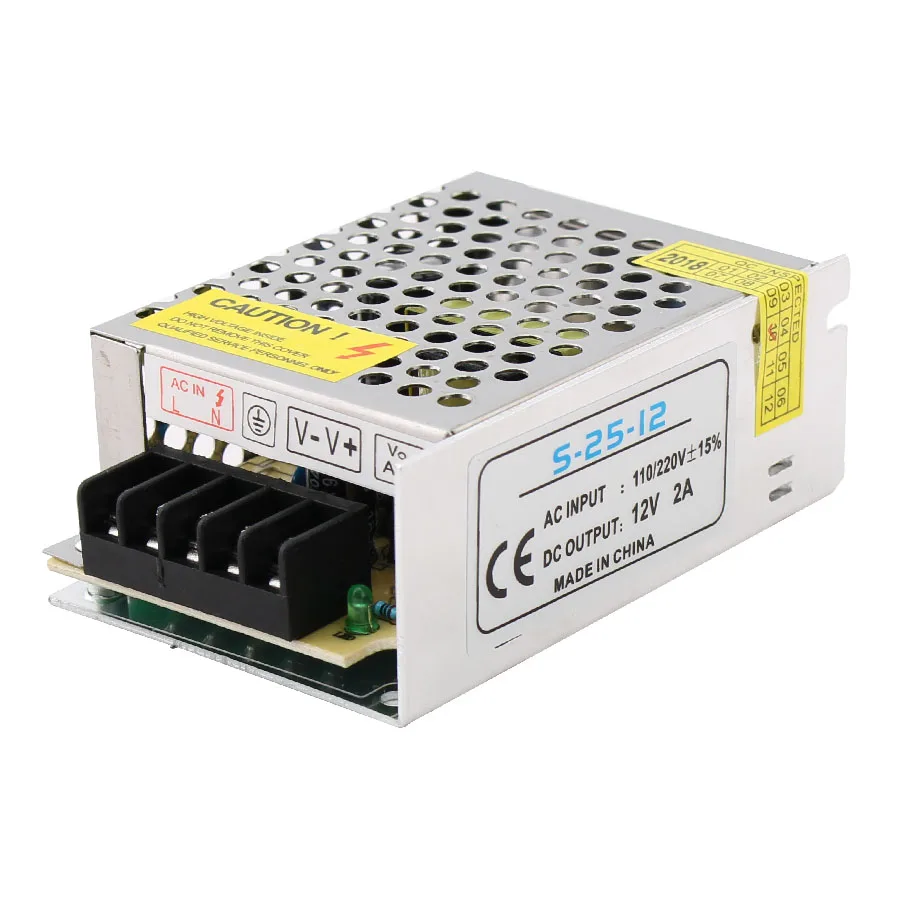 Питание Источник 12 V 2A 24W Светодиодный драйвер для светодиодный полосы
