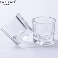 2PCS / Lot Glass Crystal Bowl Cup Dappen Dish Arcylic Powder Holder Container Tool Nail Art Manicure Salon 1