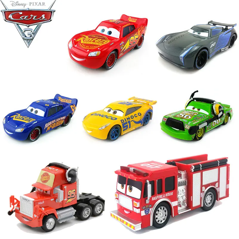 40 стилей 1:55 disney Pixar Cars 3 Lightning McQueen Jackson Storm Ramirez Chick Hick литой металлический сплав