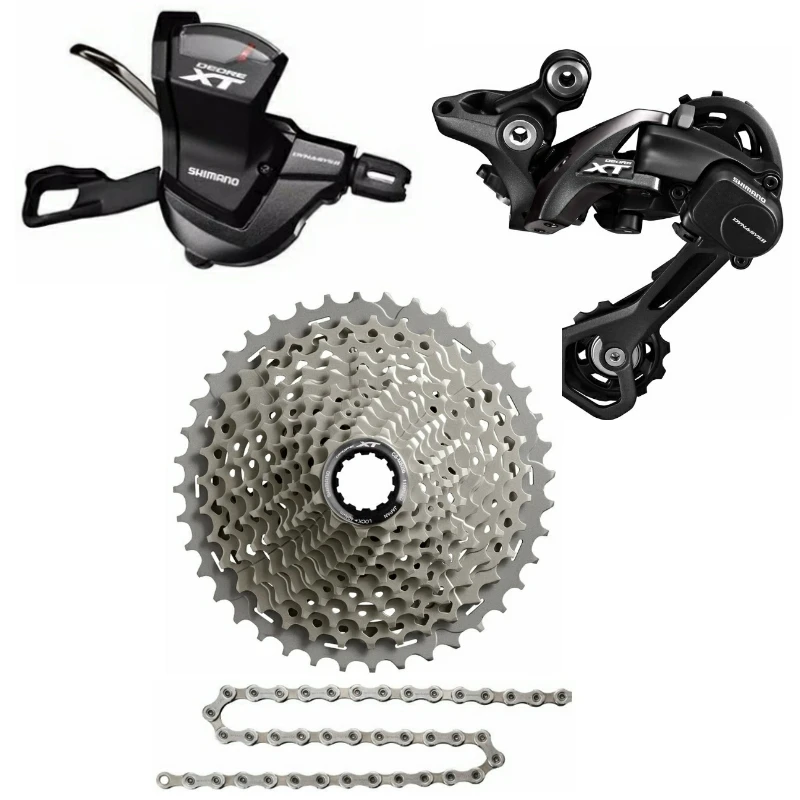 Shimano DEORE XT M8000 4 шт. 1x11 Speed указано 40/42/46T SL + RD CS CN рычаг переключения скоростей задний