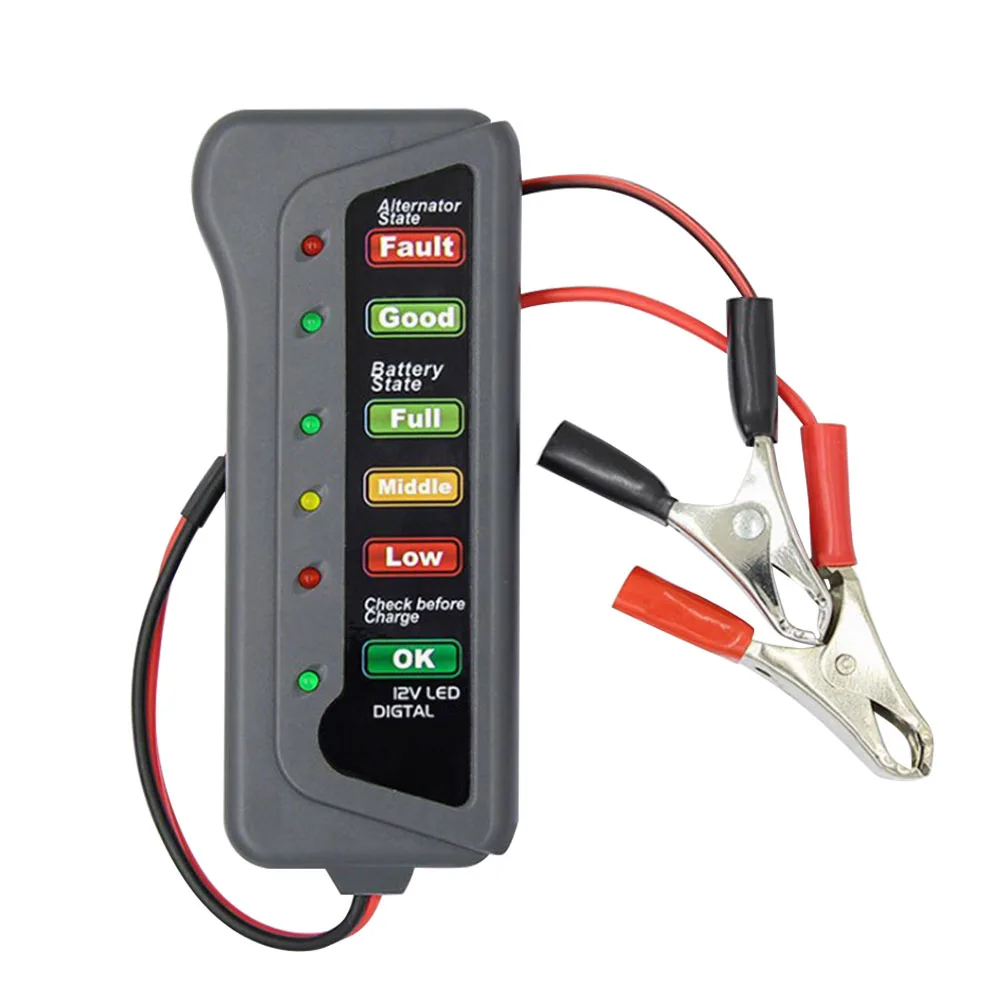 

New 12 Volt Digital Car Battery Tester Vehicle Alternator Condition and Charging System Analyzer