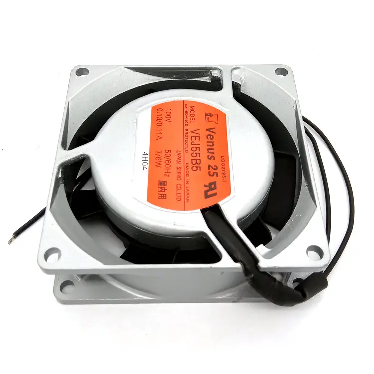 Ventilador de Refrigeração Ve55b5 Ve55b5-921 Ve115b5 Ve60b5 Ve48f5 8cm 8025 100v 80x80x25 mm 8cm Original - Imagem 2