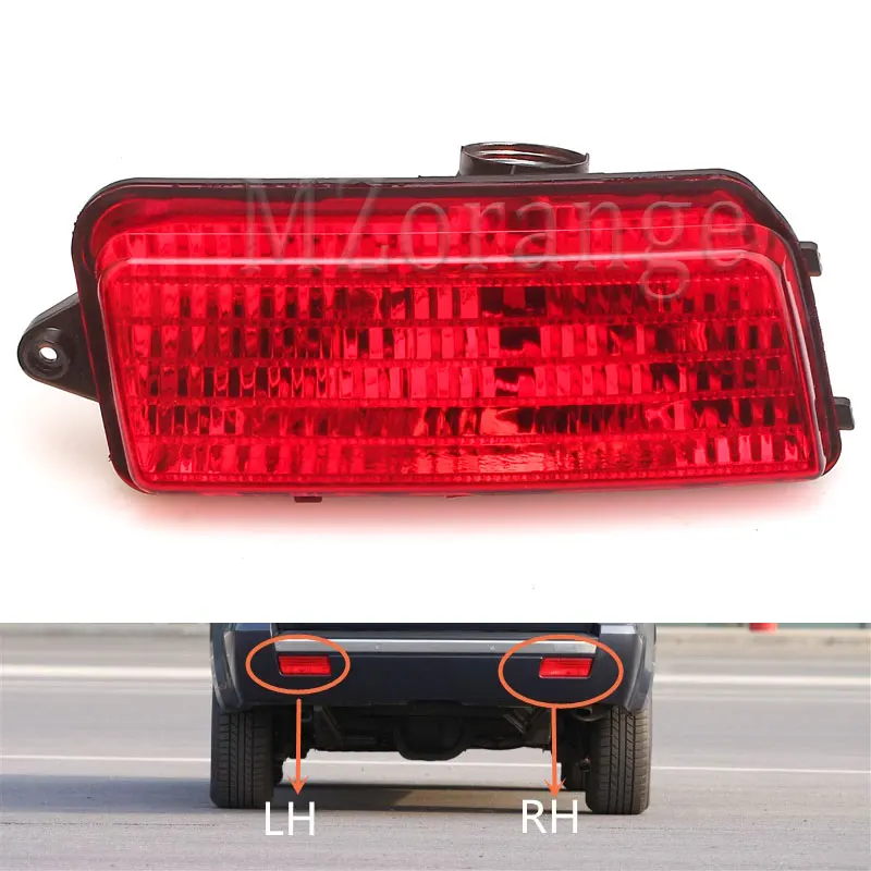 

MZORANGE Rear Bumper Reflector light For Jeep Grand Cherokee 2006 2007 2008 2009 2010 Red Len Fog Brake Warn Light Car Styling