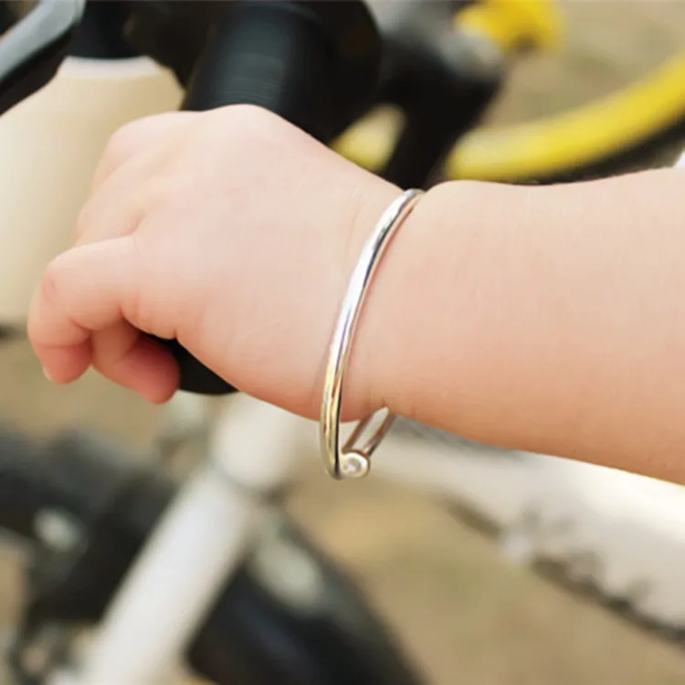 sterling silver baby bangle bracelet