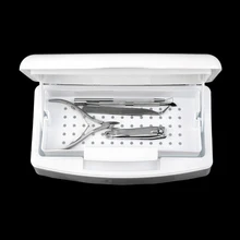 Стерилизация Чистый поддон для стерилизатора, коробка для маникюра, маникюрный салонный инструмент, коробка для маникюра, коробки для маникюра KG66