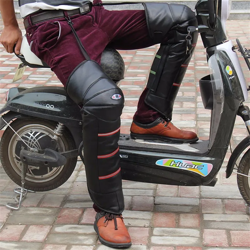 Наколенники для ног мотоцикла, защита от ветра, согревающие наколенники, 1 пара