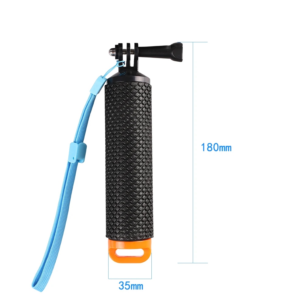 Kaliou Antislip Floating Handle Bar Handheld Float Handlebar Stick Monopod Hand Grip for GoPro 6 5 4 3 2 1 Action Camera