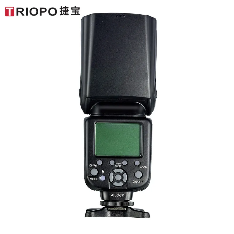 Triopo tr-982 II Беспроводной TTL Speedlite ведомый Камера flash 1/8000 HSS Speedlite для Nikon для Canon Зеркальные фотокамеры