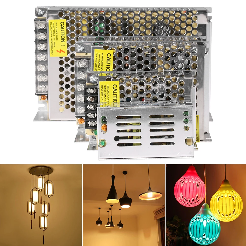 1 шт. AC 110 V-220 V DC/DC 5 V 12 V 24 V переключатель Питание Драйвер адаптер Светодиодные ленты света для домашней безопасности