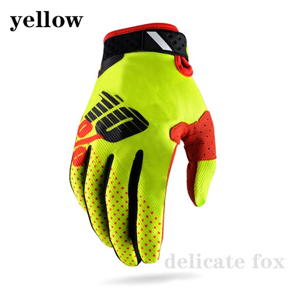 

Ridefit Yellow Gloves Enduro MTB BMX Bike MX Riding