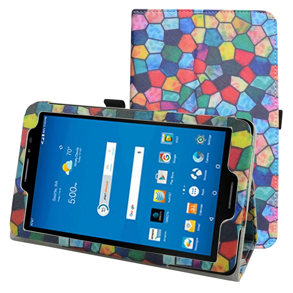 New Folio Stand Cover Flip PU Leather Shockproof  Case For 8"AT&T Trek 2 HD 6461A  /ZTE  K88/Zpad 8 k81 tablet keyboards
