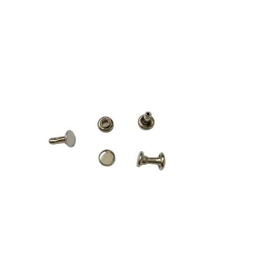 Nickle 5mm 500 компл./лот 4 мм металлическая железная крышка с заклепками в стиле «заклепка заклепки в форме гриба блестящие никель/черный никель/бронза Rivets-4MM - Цвет: Nickle 5mm