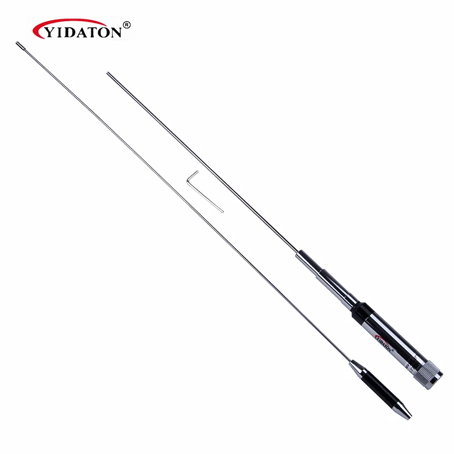 

1PC Silver Stainless Steel VHF/UHF144/430NHz OPX-770R Antenna SL16/UHF-J/M For Mobile Car Radio Hf Transceiver Walkie Talkie