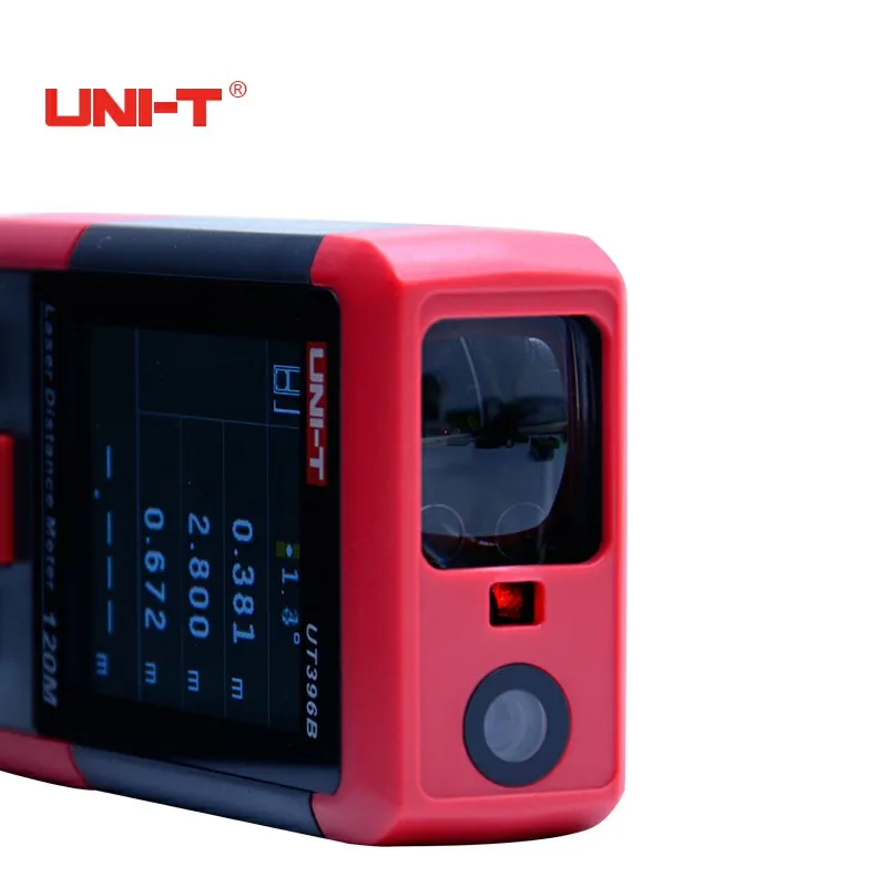 

UNI-T Digital Laser rangefinder distance meter Color 2MP camera display rechargeable Lofting Test UT396A UT396B 80M/120M