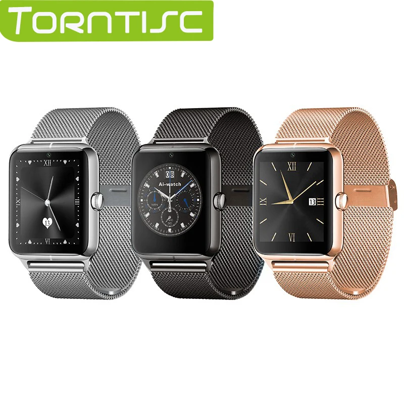 

Torntisc 2017 new Z50 Bluetooth Smart Watch smartwatch support SIM card TF mp3 mp4 compatible for iphone 6 6sIOS Android Phones