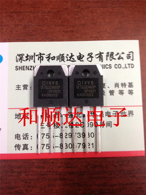 

Original New 2PCS / IXTQ22N60P TO3P TO-3P