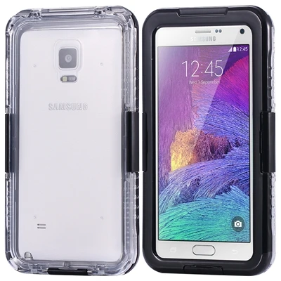 Black KISSCASE прозрачный Водонепроницаемый чехол для телефона для Samsung Galaxy S8 плюс S7 края для подводного плавания дайвинга чехол для Samsung Galaxy S8 S7 - Цвет: Black