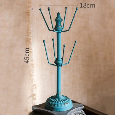 pylons design rustic antique handmade decorative metal shelf (3)